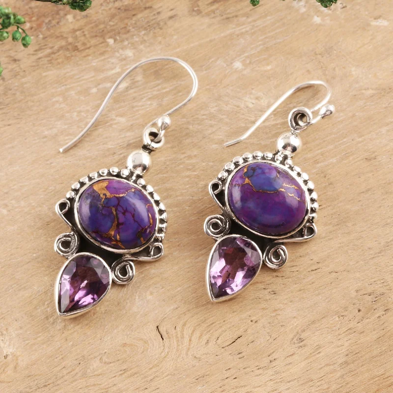  -Anti-scratch sofa protective coverRegal Allure Regal Sterling Silver and Amethyst Earrings from India