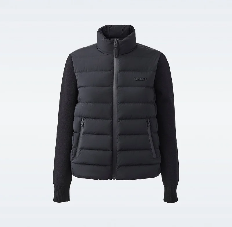- Parrot climbing and standing wooden frameOCEANE-CITY Light down mixed-media jacket Black