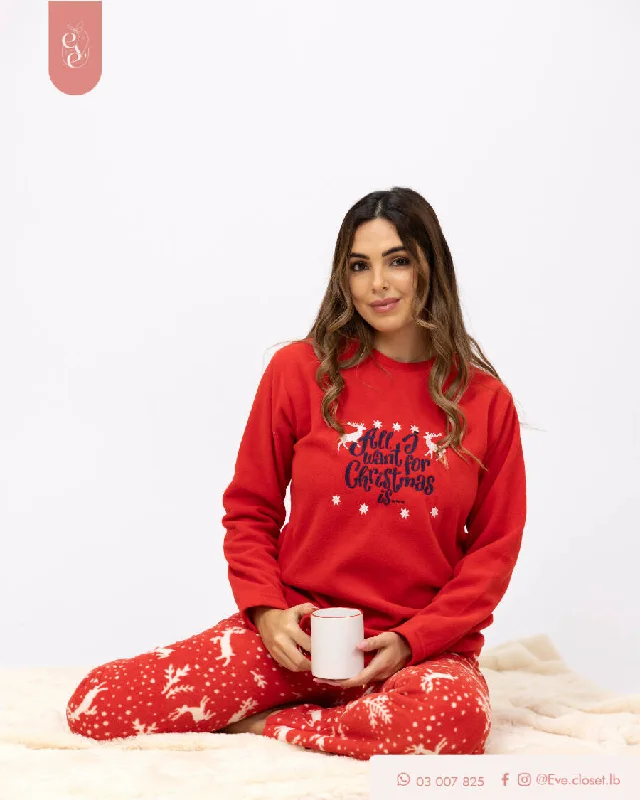 - Organic cotton dog bibsEVE.CLOSET Ladies' Polar Pajamas